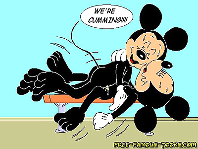 mickey mouse e Minnie orgy..